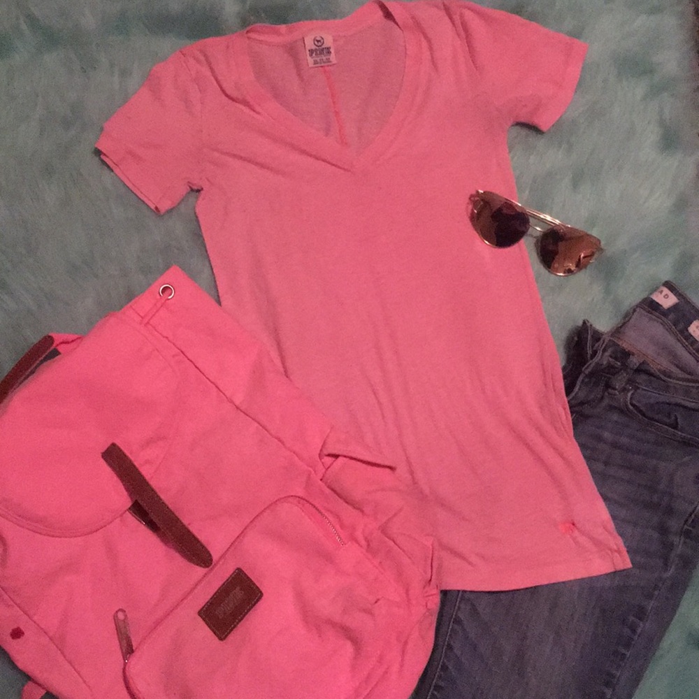 VS PINK tee
